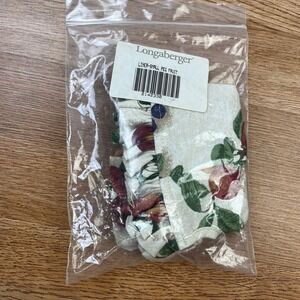 Longaberger Fabric Liner for Small Peg Basket Fruit Medley NEW LINER ONLY